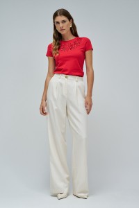 T-SHIRT WITH EMBROIDERY