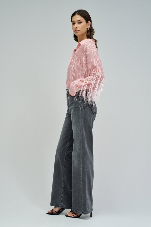 FAITH PUSH IN WIDE JEANS