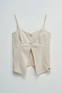 TOP WITH LINEN