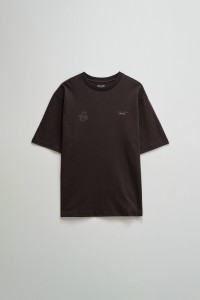 T-SHIRT WITH PRINT AND BRANDING