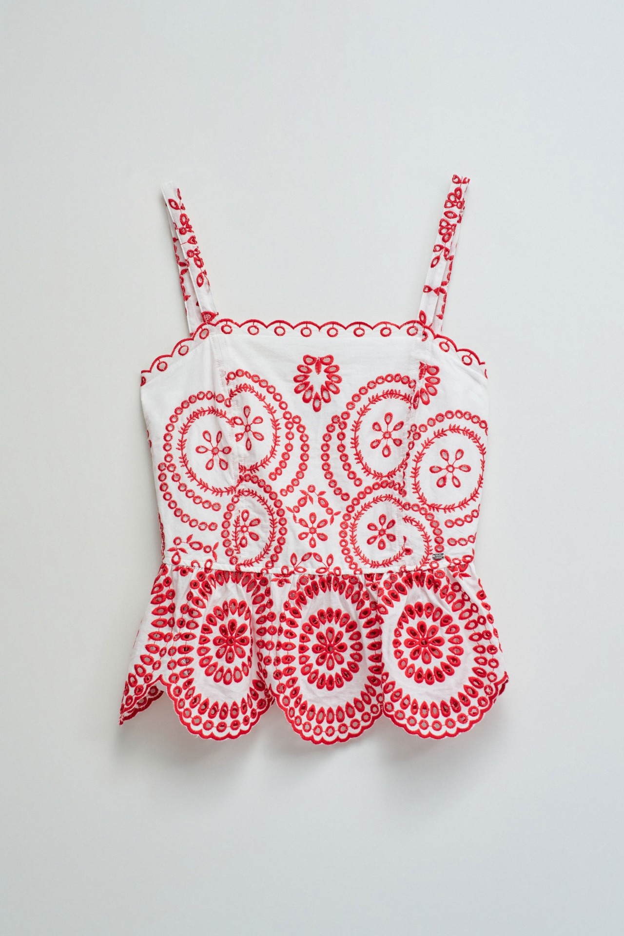 TOP EN BORDADO INGL�S