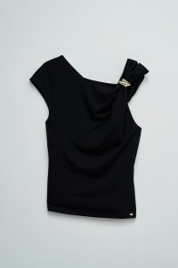 TOP MET ASYMMETRISCHE HALS