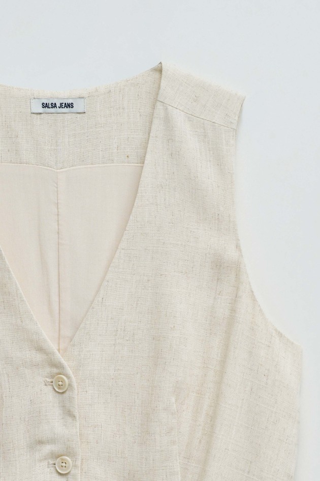 LINNEN VEST