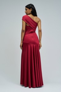 LONG DRESS WITH GOLD EMBELLISHMENT