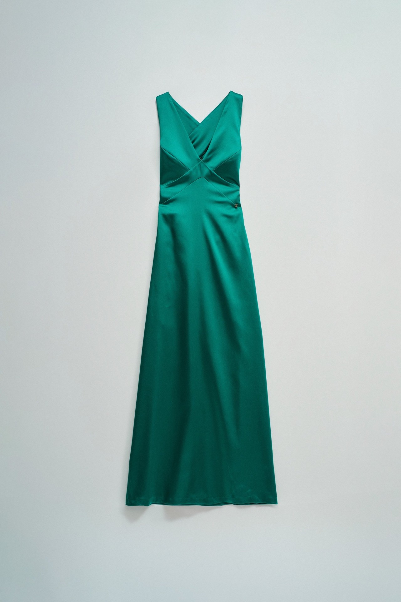 SATIN LONG DRESS