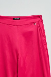 SATIN TROUSERS WITH WIDE LEG
