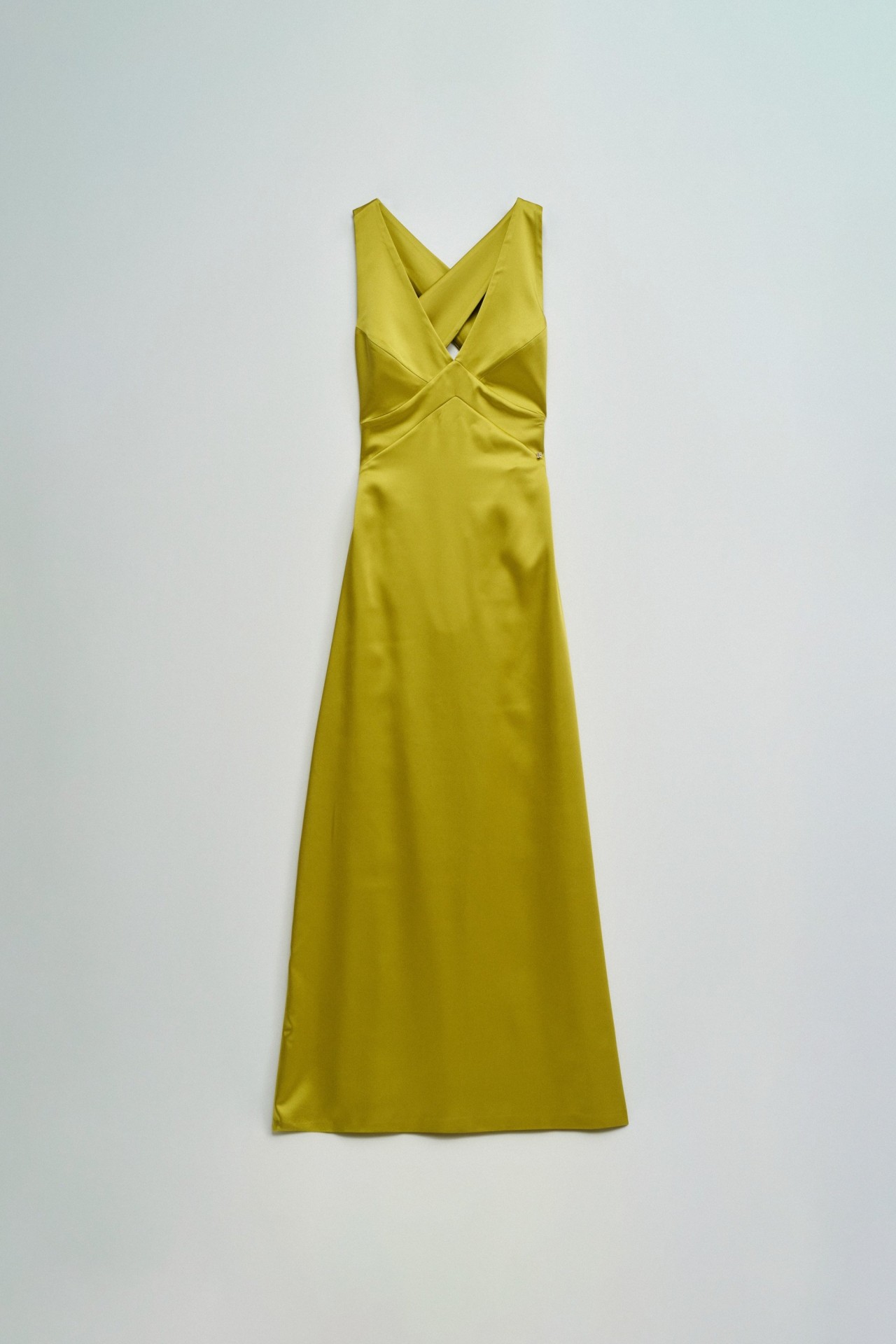 SATIN LONG DRESS