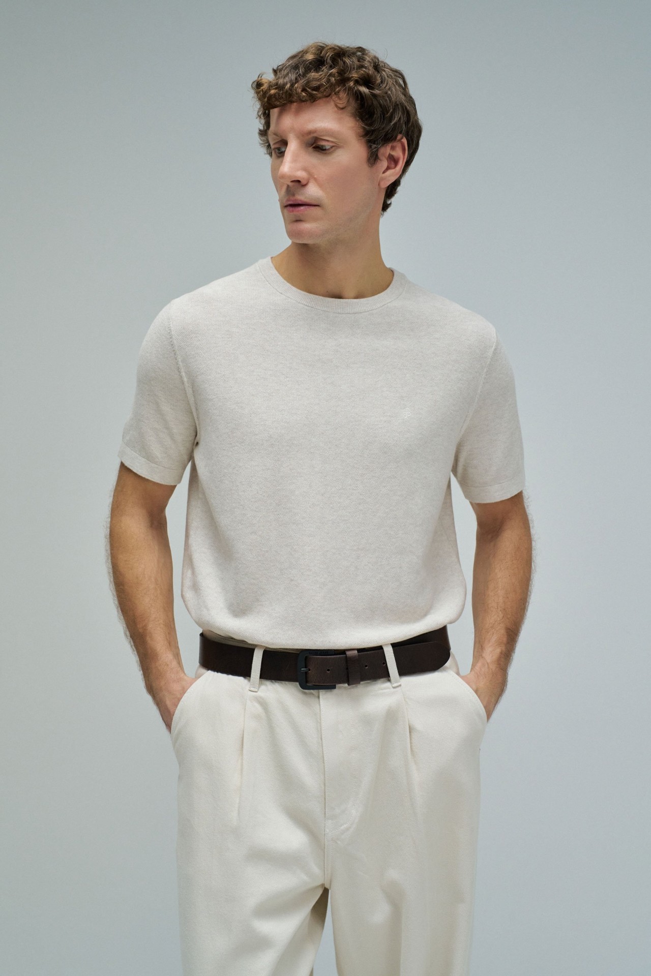STRICK T-SHIRT