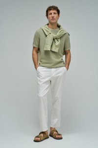T-SHIRT EN MALLA TRICOTADA