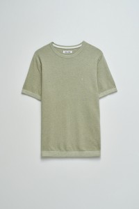 T-SHIRT EN MALLA TRICOTADA