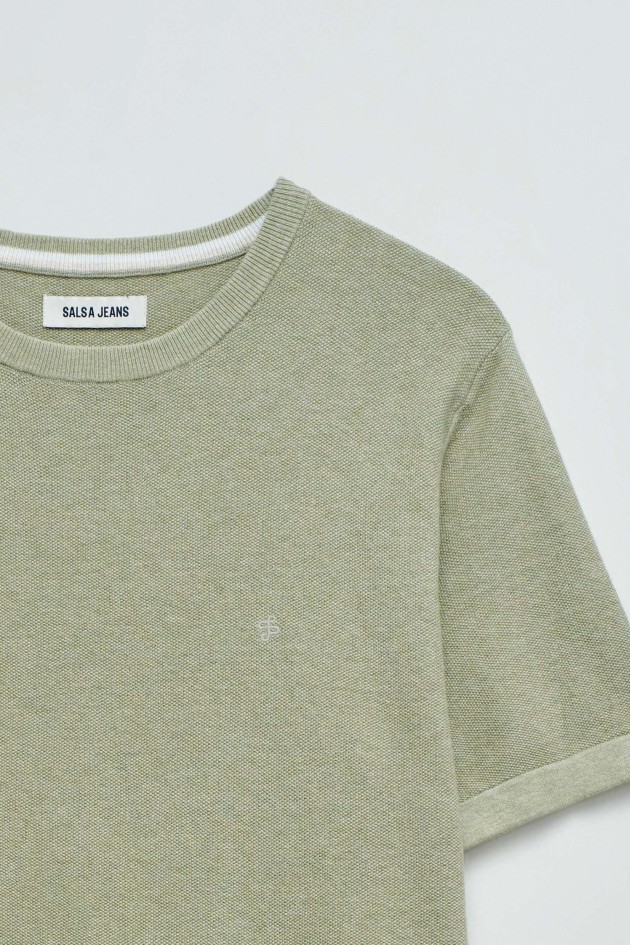 T-SHIRT IN KNITTED FABRIC