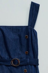 MIDI DRESS IN LIGHTDENIM