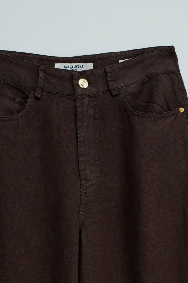 PANTALONES DE LINO CON PIERNA WIDE