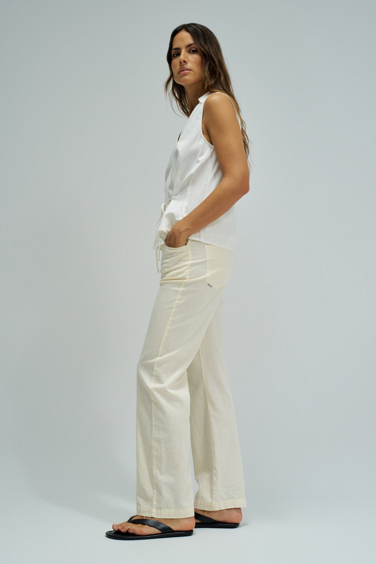 SHIRT WITH LINEN