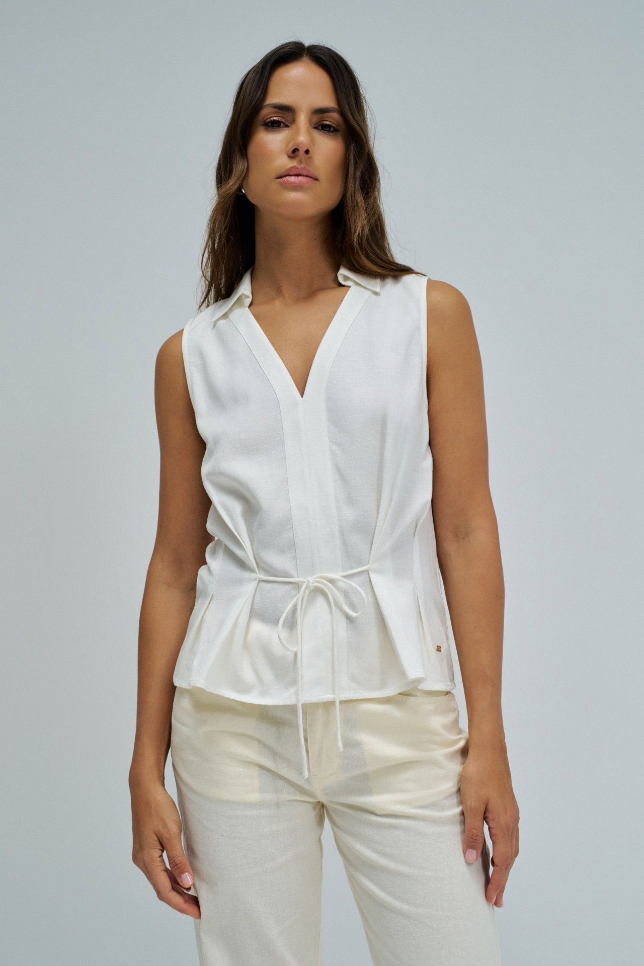 SHIRT WITH LINEN