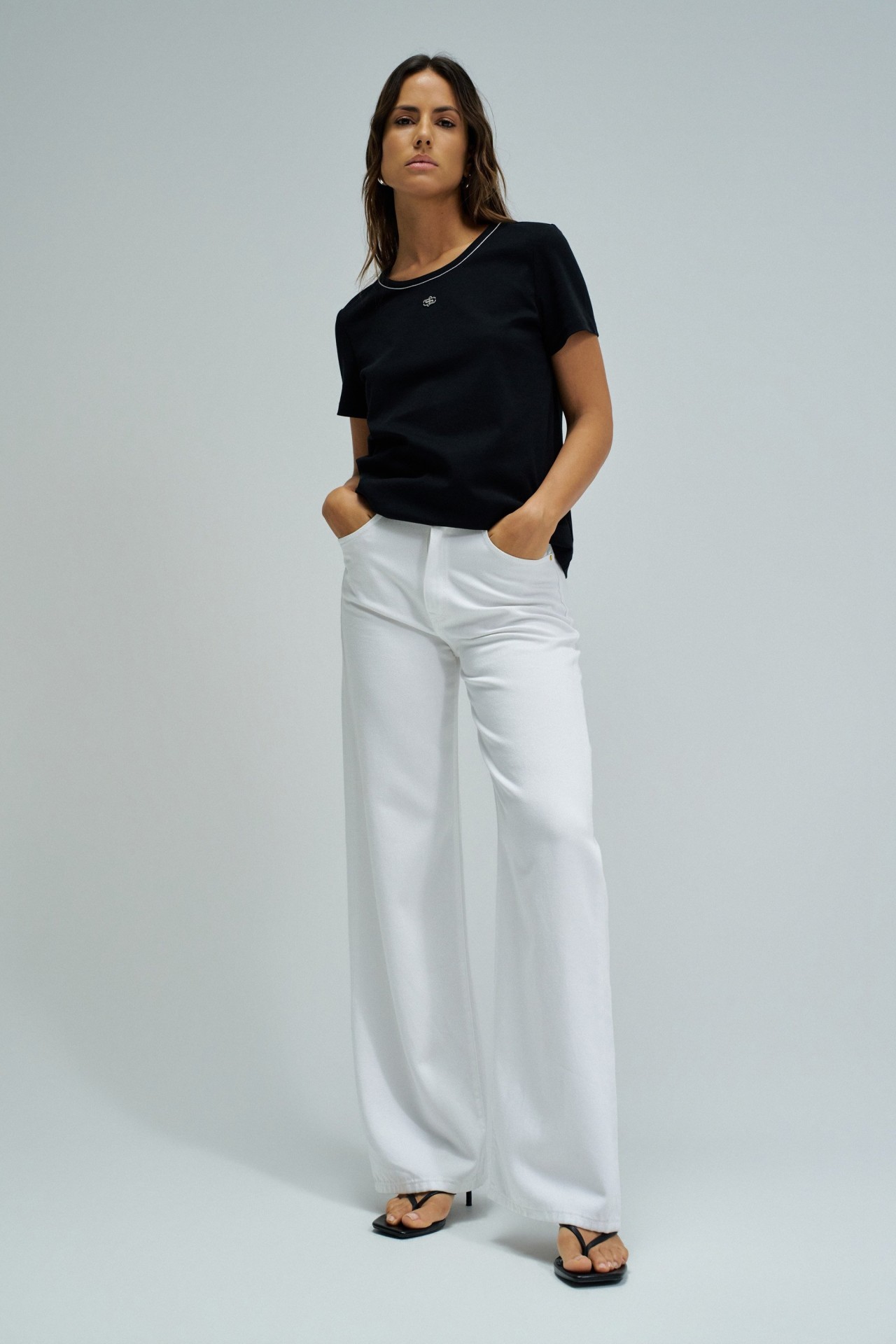 BASIC T-SHIRT WITH LUREX