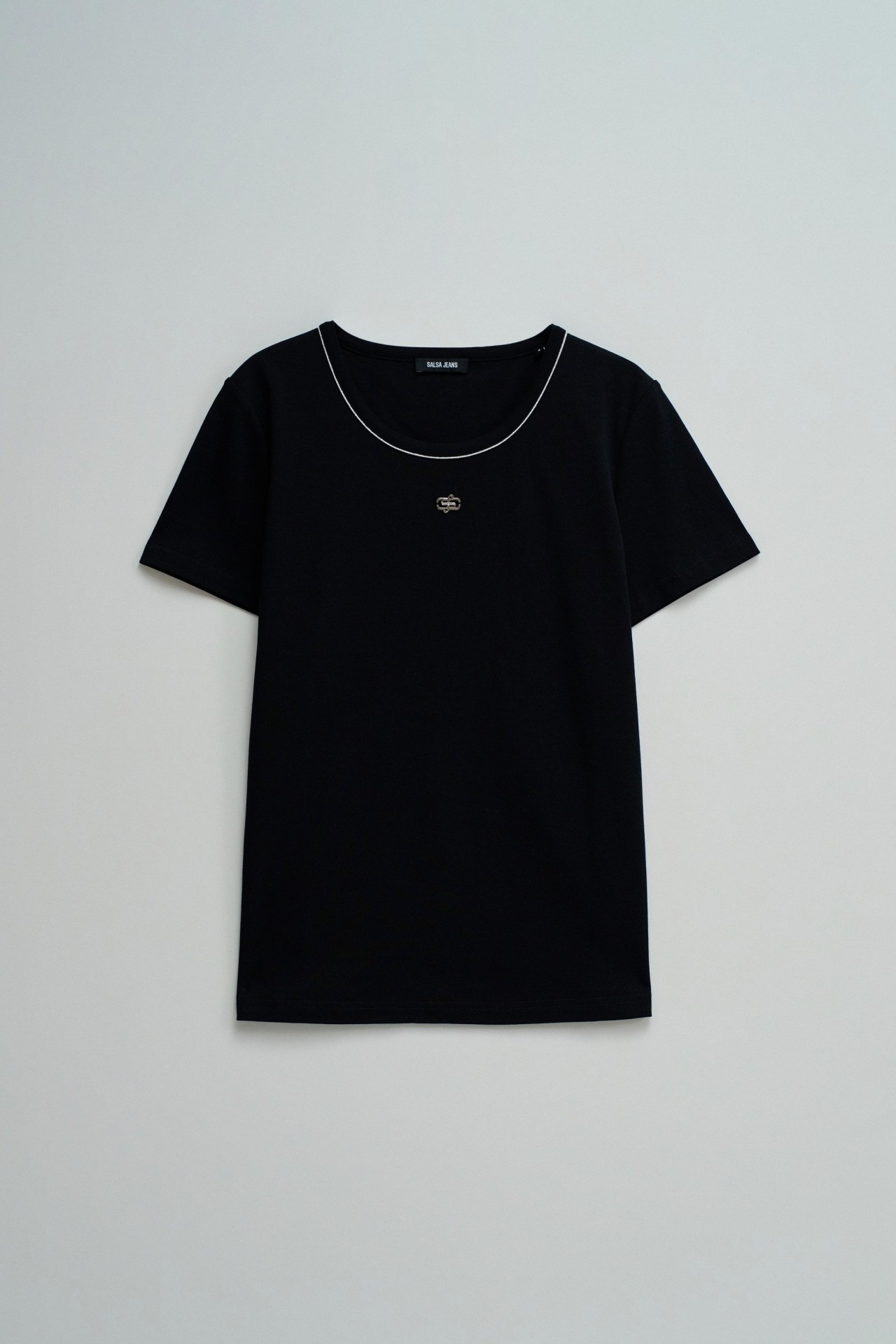 BASIC T-SHIRT WITH LUREX