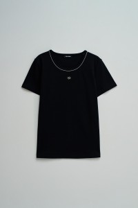 BASIC T-SHIRT WITH LUREX