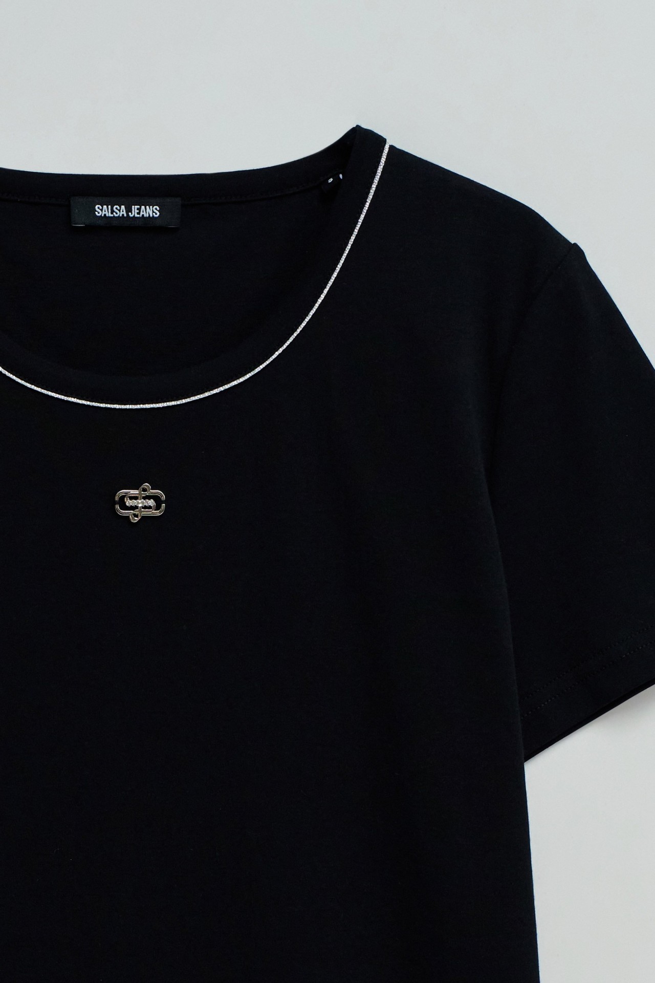 BASIC T-SHIRT WITH LUREX
