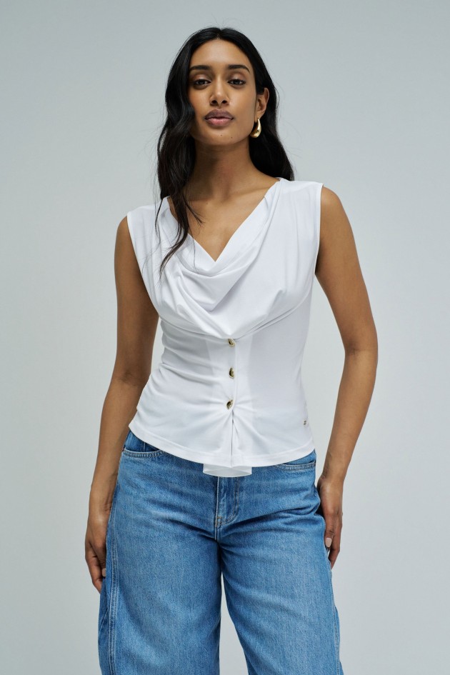 DRAPED TOP