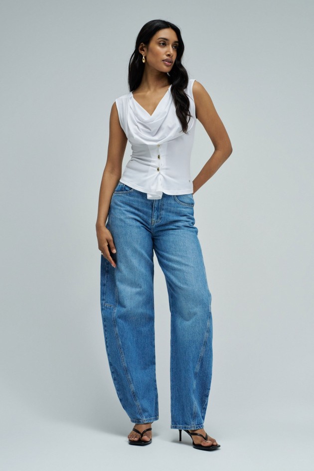 DRAPED TOP