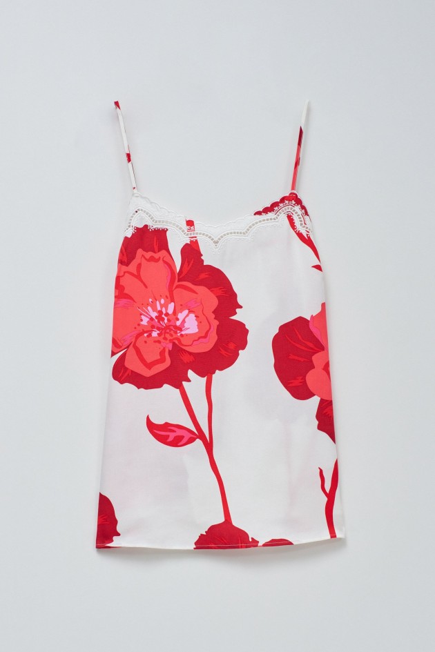 TOP COM PADRÃO FLORAL