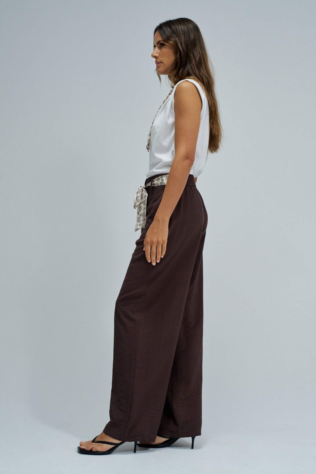 FLUID TROUSERS WITH WIDE LEG