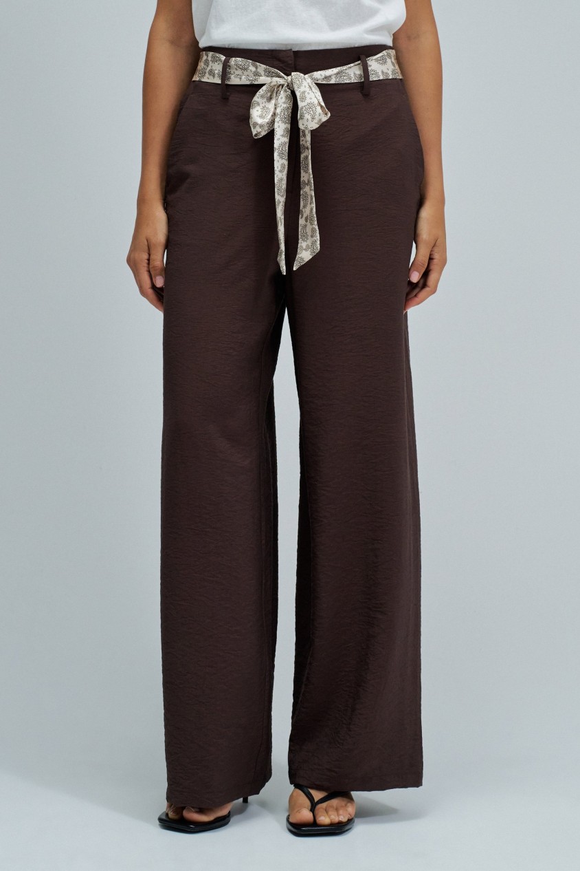 FLUID TROUSERS WITH WIDE LEG