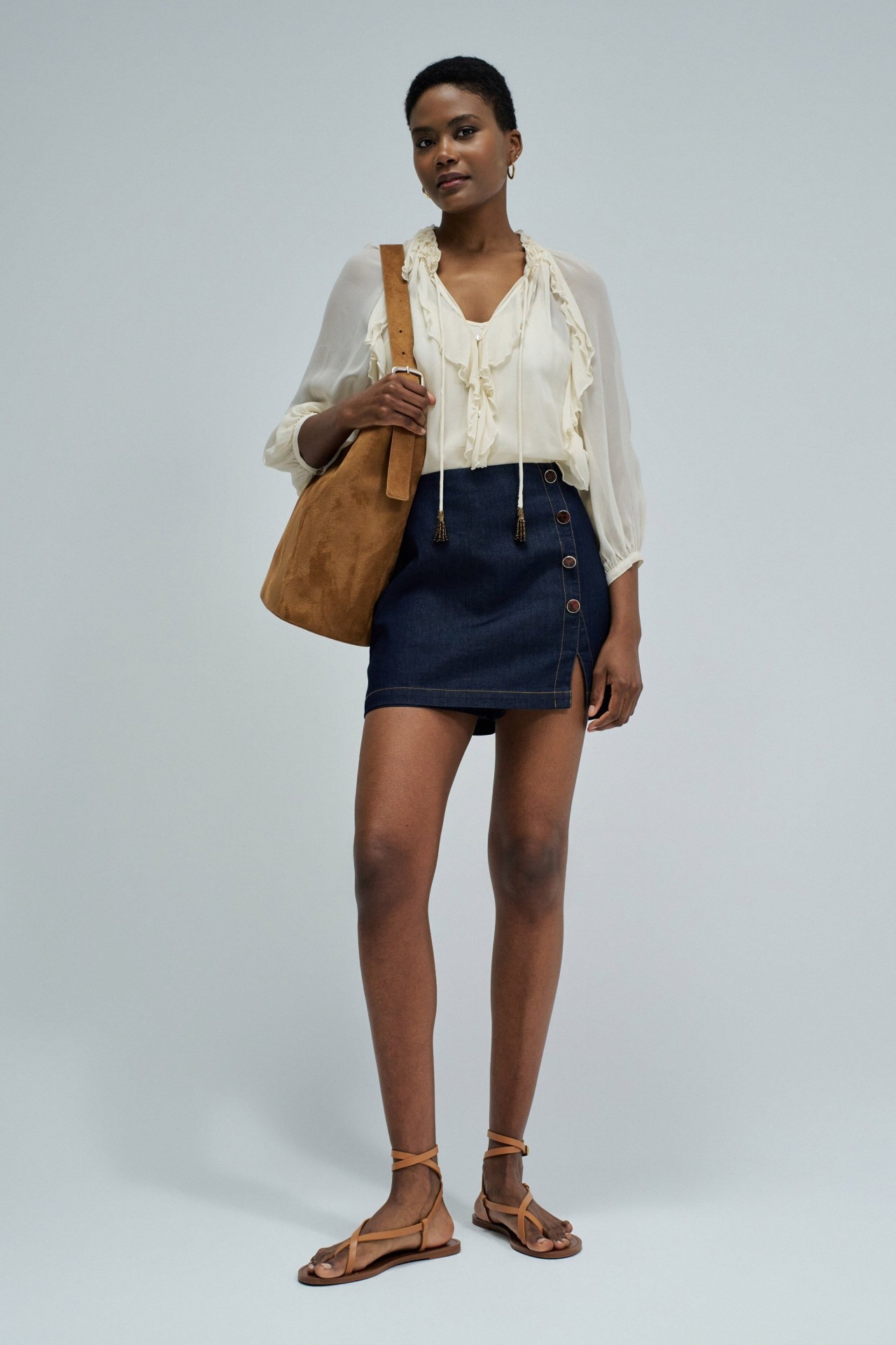 SKORT EN LIGHTDENIM