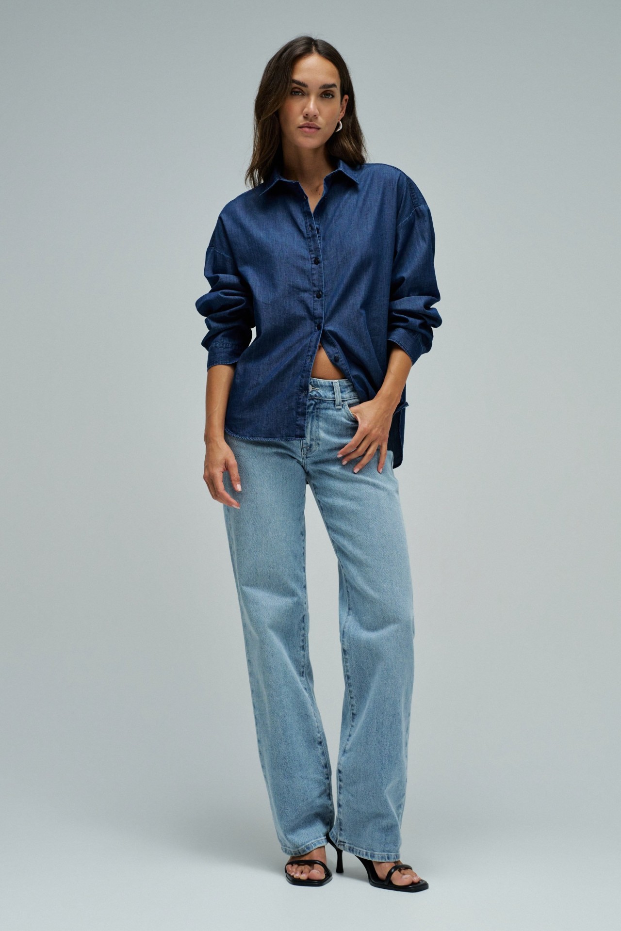 LIGHTDENIM BASIC SHIRT