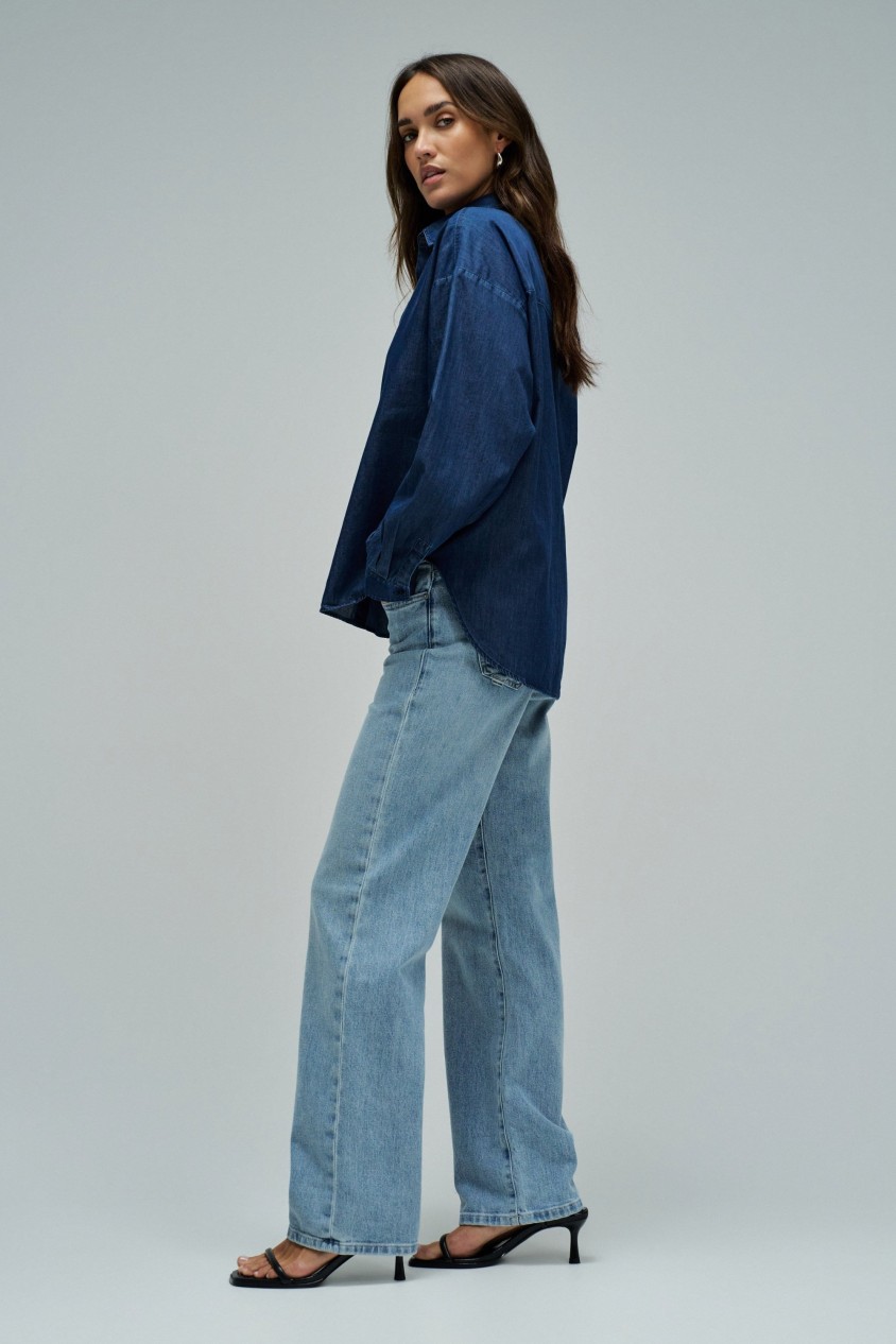LIGHTDENIM BASIC SHIRT