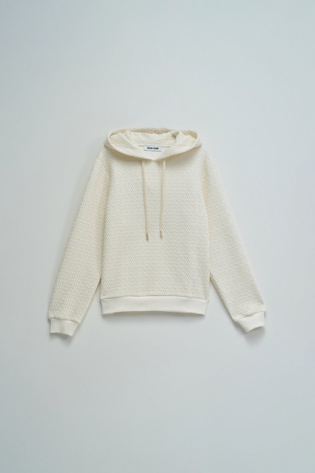 HOODIE COM JACQUARD