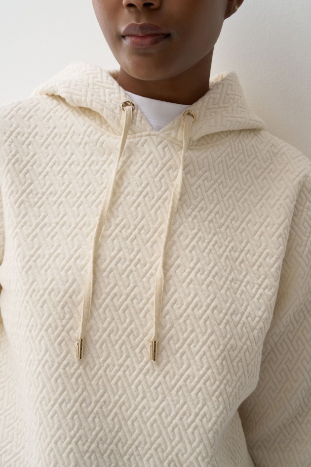 HOODIE COM JACQUARD