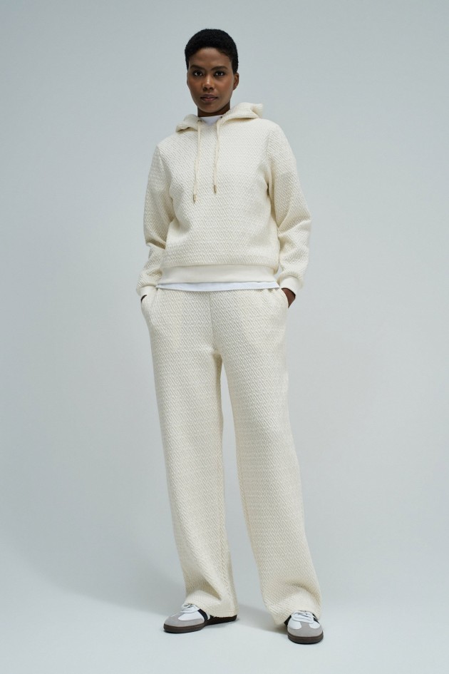 HOODIE COM JACQUARD