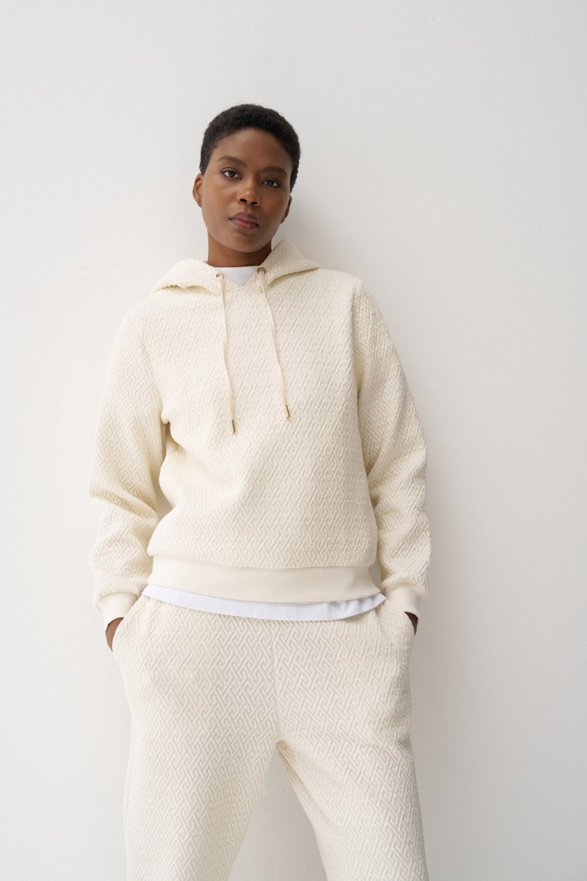 HOODIE CON JACQUARD