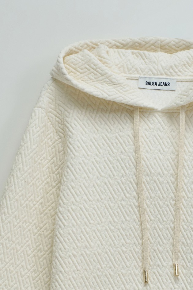HOODIE COM JACQUARD