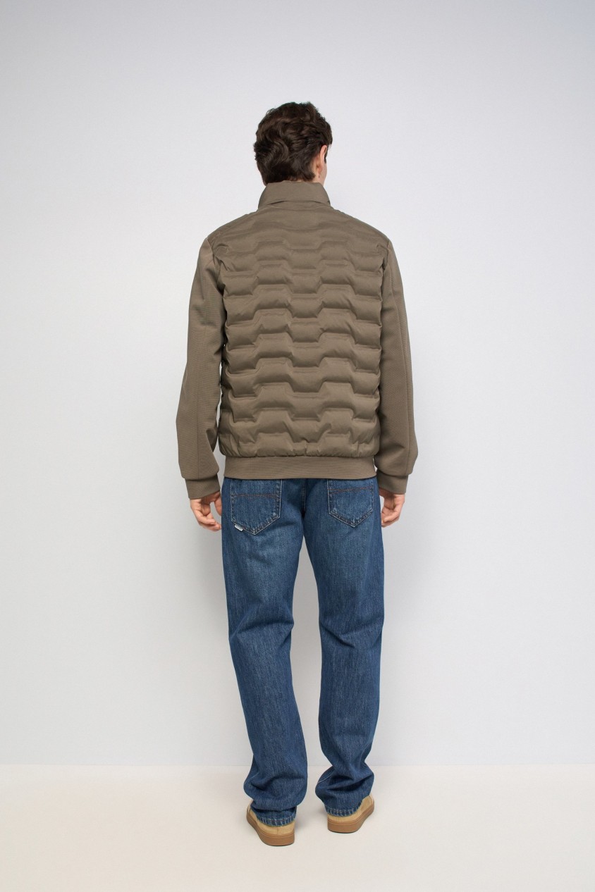BLOUSON BI-MATIÈRE
