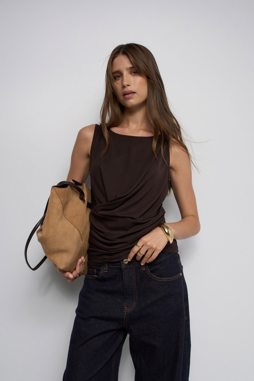 RUCHED TOP