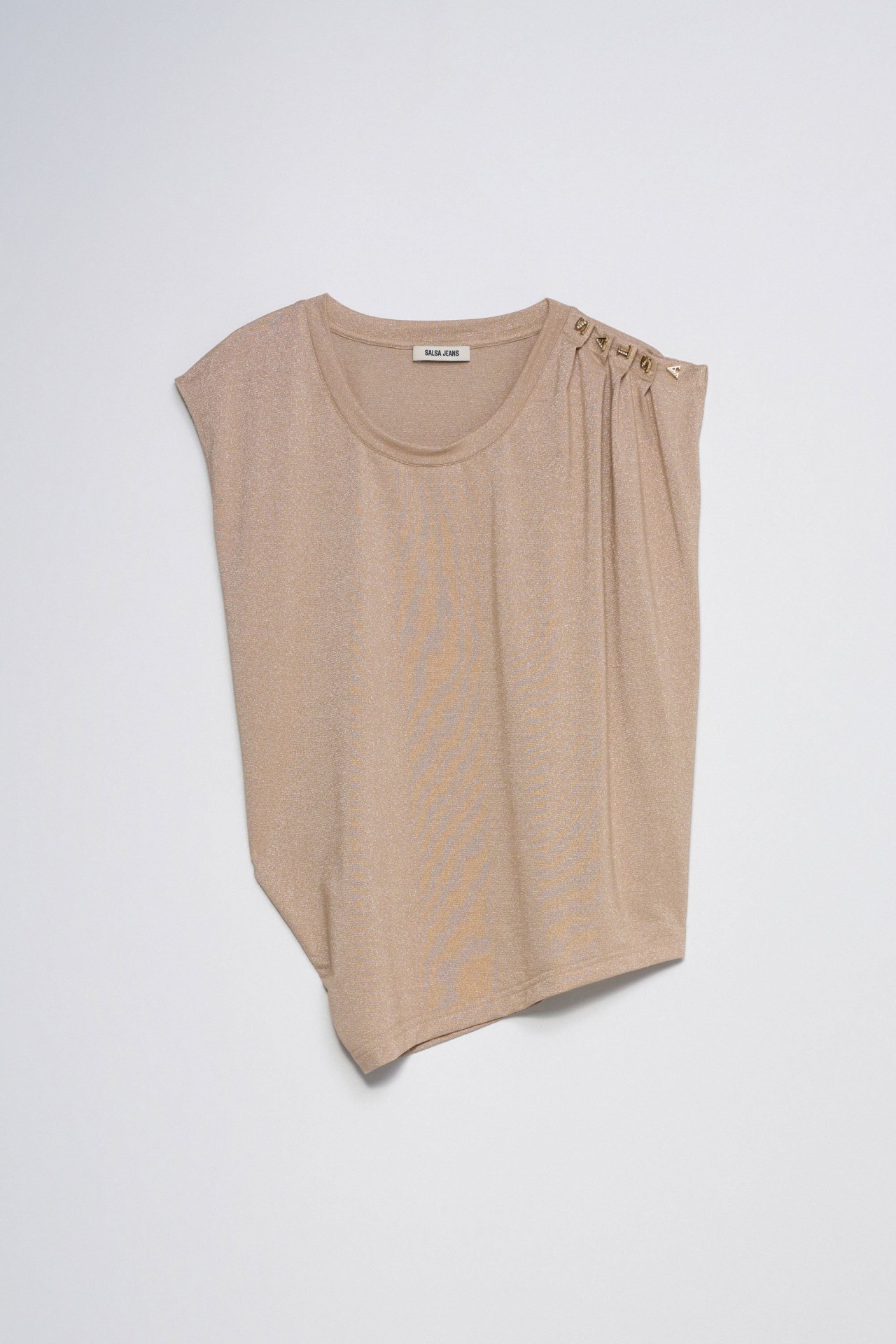 T-SHIRT WITH LUREX