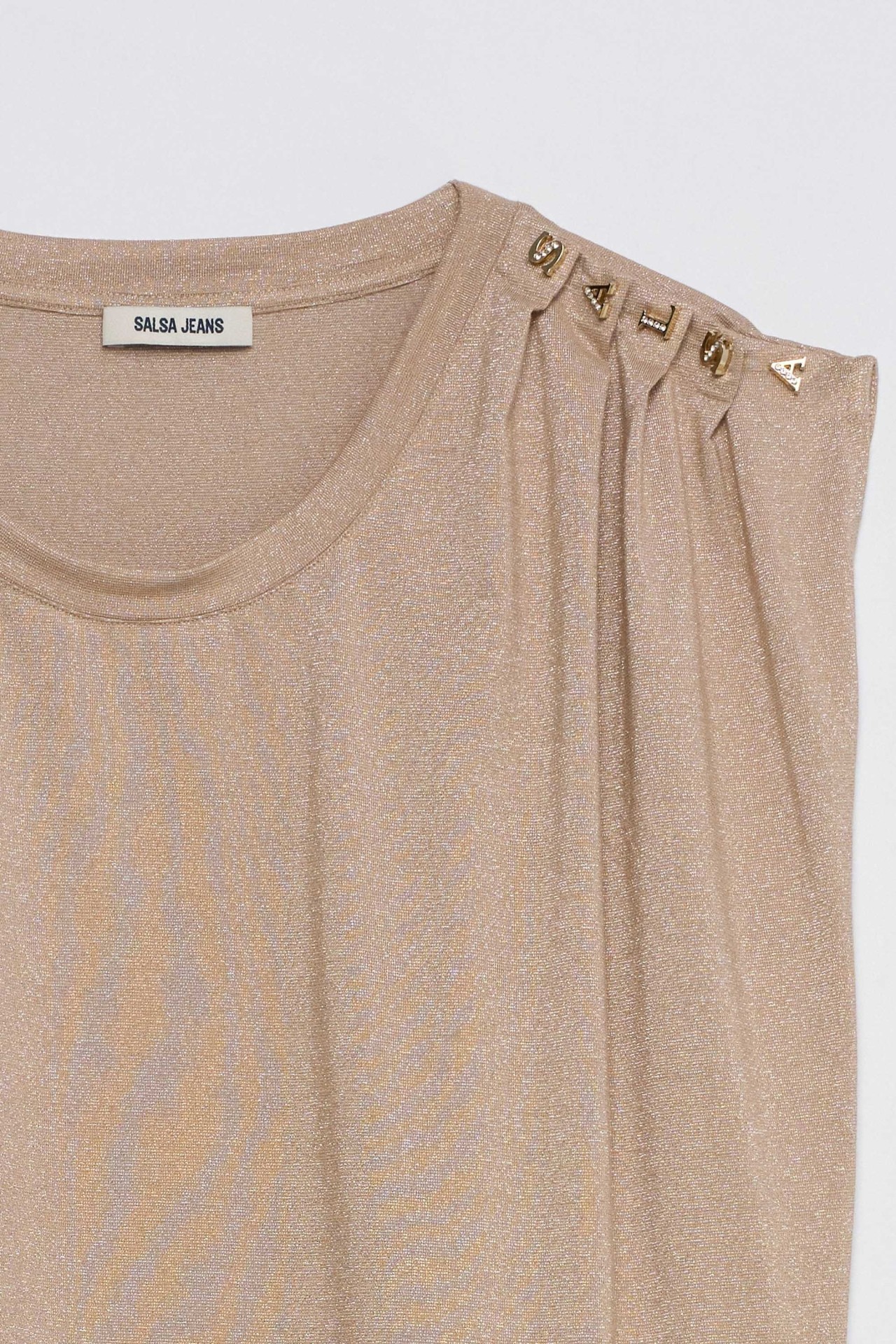 T-SHIRT WITH LUREX