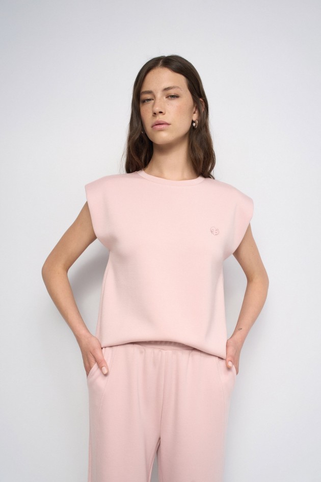 SHOULDER-PAD T-SHIRT