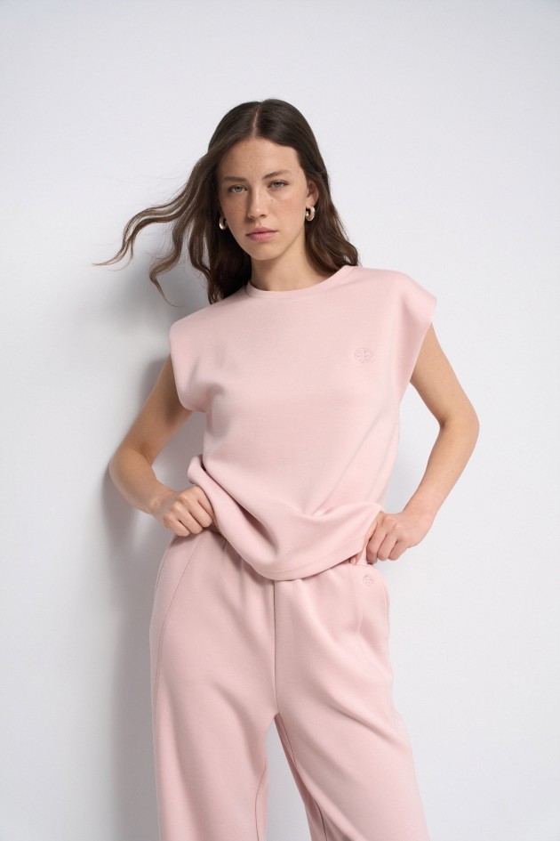 SHOULDER-PAD T-SHIRT