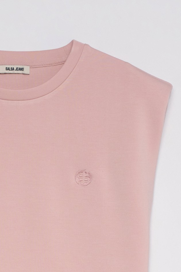 SHOULDER-PAD T-SHIRT