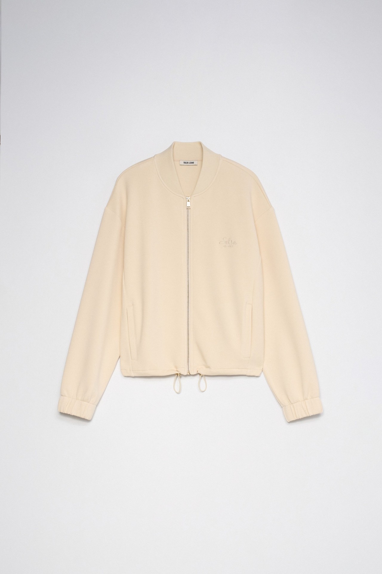 CHAQUETA DE PUNTO CON EFECTO ABULLONADO