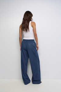 PANTALON JOGGER EN LIGHTDENIM � JAMBE WIDE