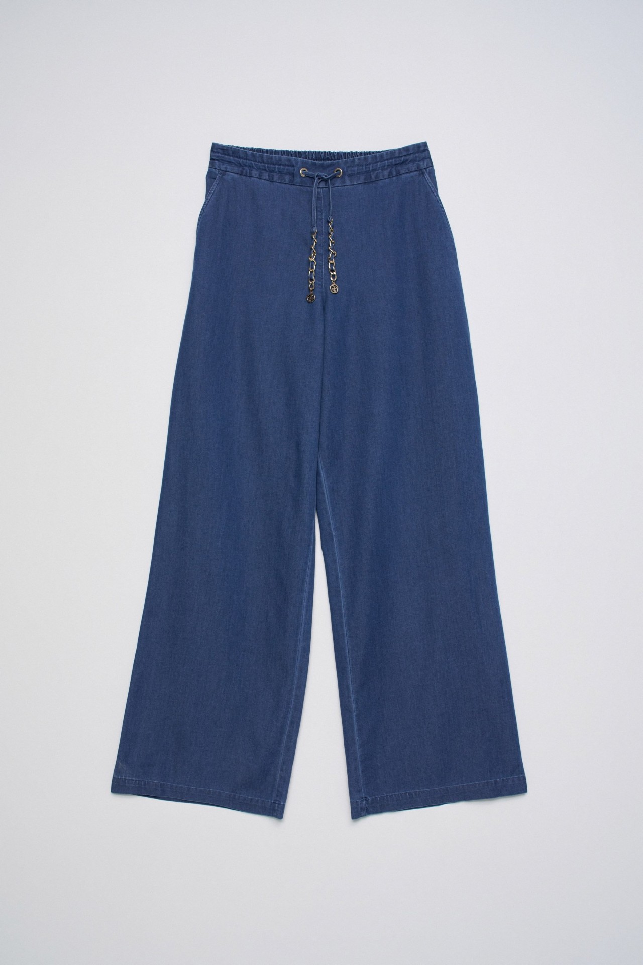 PANTALON JOGGER EN LIGHTDENIM � JAMBE WIDE