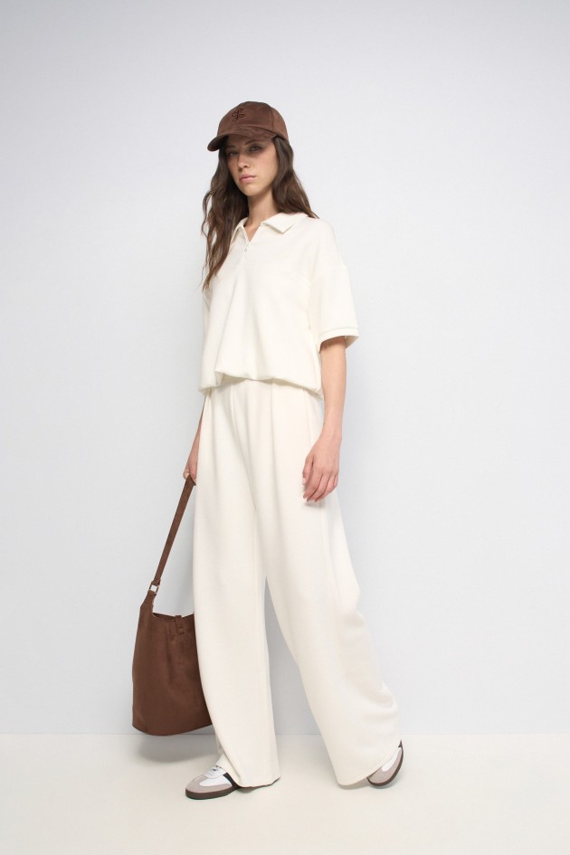 CAL�AS JOGGERS COM PERNA WIDE