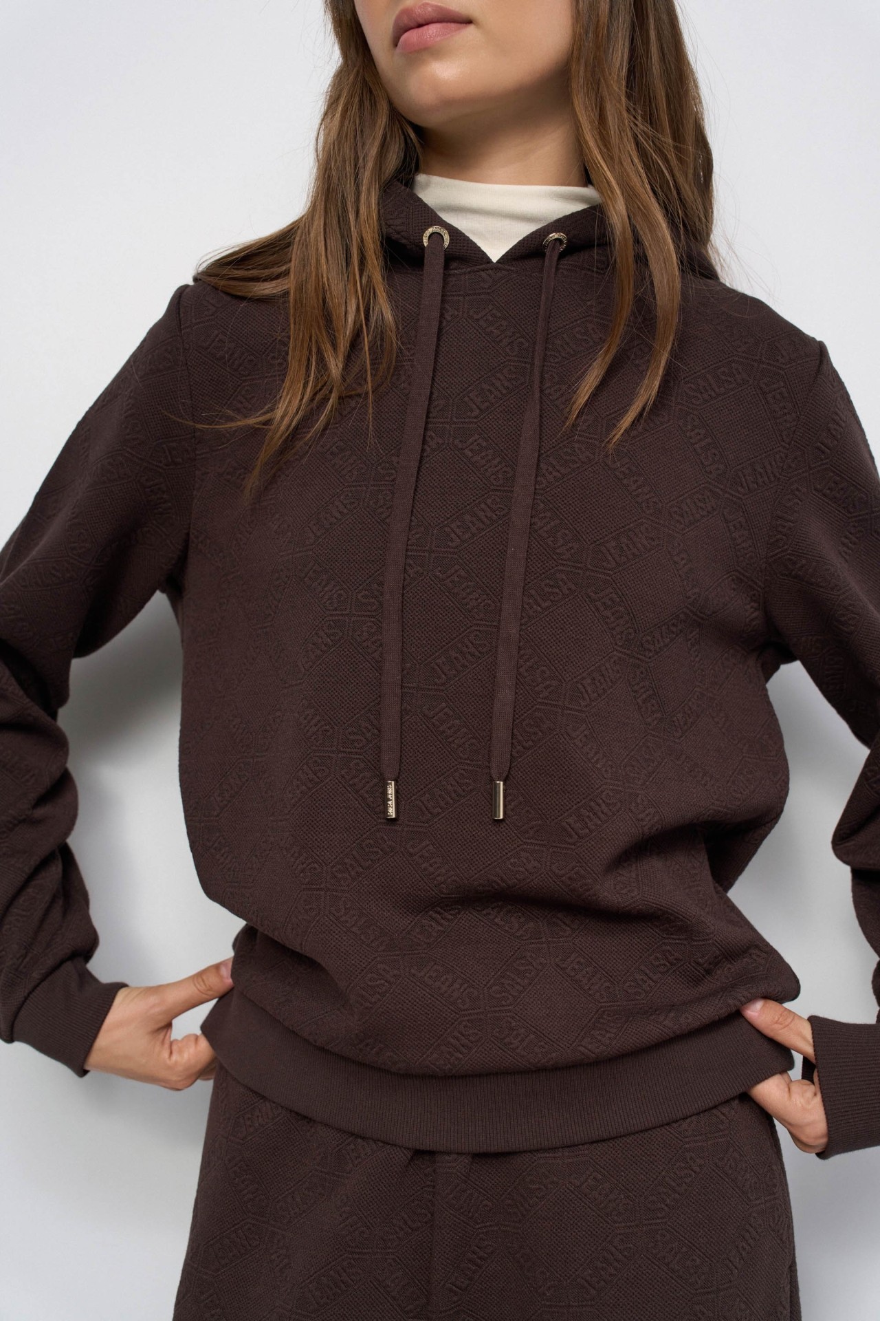 HOODIE CON JACQUARD