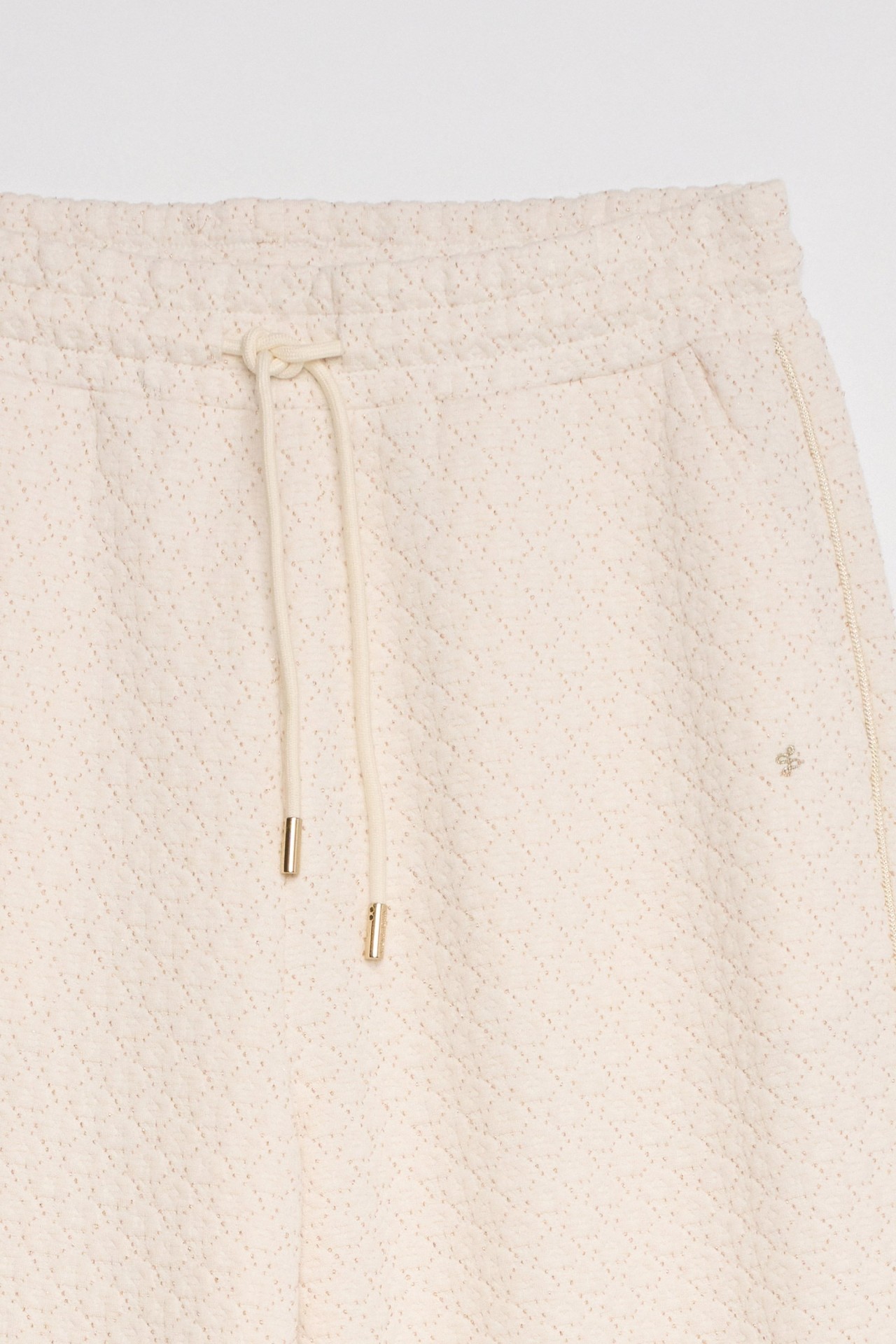 PANTALONES JOGGER CON JACQUARD Y LUREX
