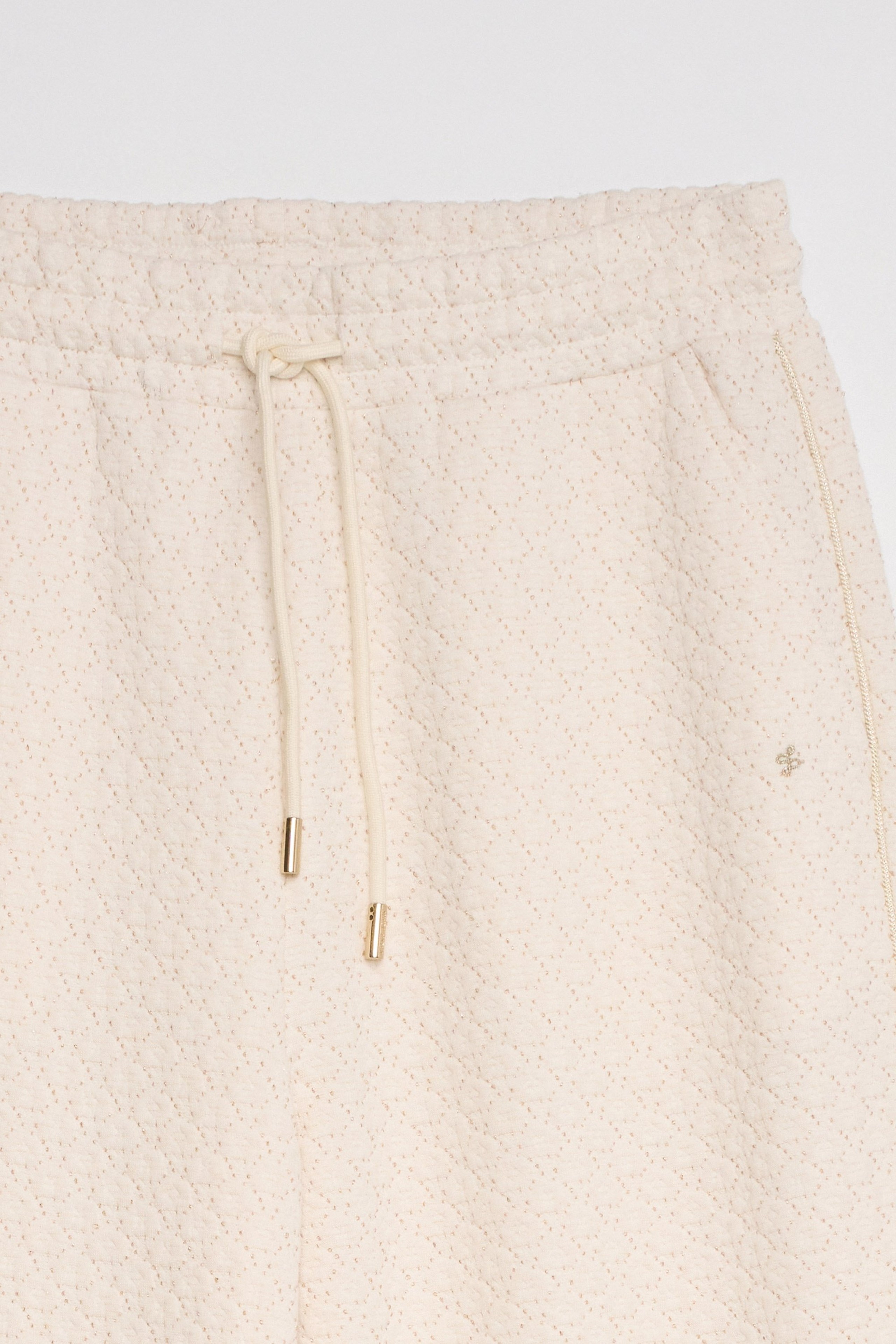PANTALONES JOGGER CON JACQUARD Y LUREX